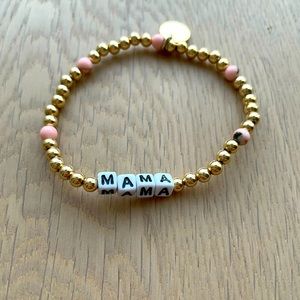 Gold beaded bracelet